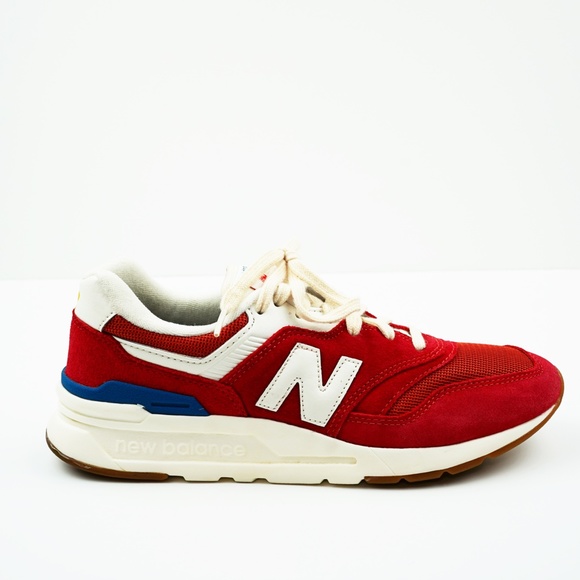 New NEW BALANCE Mens Size 8 997H Sneakers Team Red - Picture 3 of 8